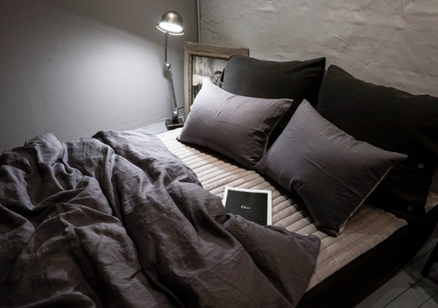gray bedding pillow cover