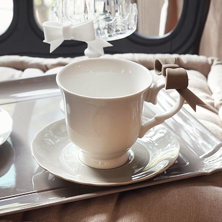 에프스 리본컵 2SET_베이지<br>[이탈리아 브랜드 제품]